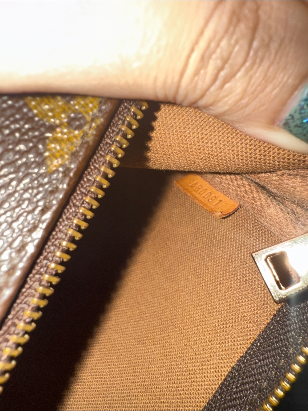 Louis Vuitton Dark Monogram Pochette Accessoires Purse - Picture 12 of 14